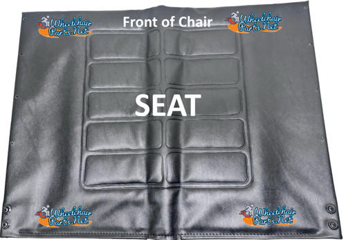 SEAT 24 X 18" INVACARE - WITH 6 MOUNTING SCREWS.  FITS ON CHAIRS AFTER 9/30/03