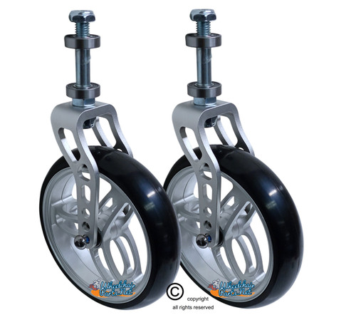 Silver Fork With 6x1.4 Silver Wheel (FK4581-W6141)