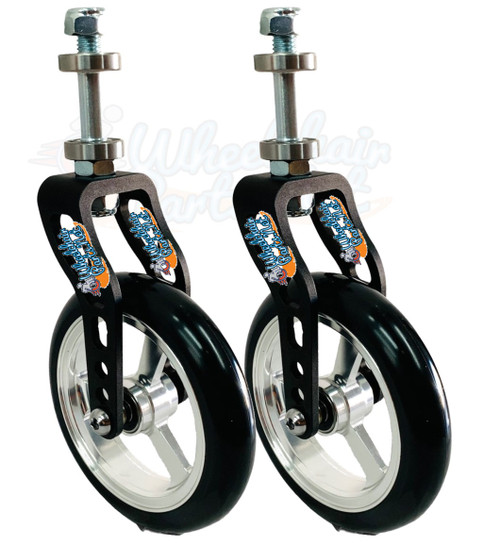 Black Fork With 5x1 Silver Wheel (FK4582-W511)