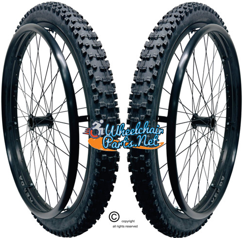 24" x 2" 36 Spoke  Rim With Kenda Nevegal All Terrain Tire. Set of 2 24" x 2" 36 Spoke  Rim With Kenda Nevegal All Terrain Tire. Set of 2