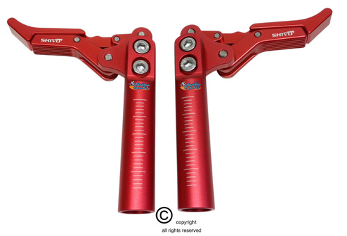 Wheelchair Aluminum Scissor Wheel Lock (Brakes). Fits Most Standard Wheelchairs. Red Color Wheelchair Aluminum Scissor Wheel Lock (Brakes). Fits Most Standard Wheelchairs. Red Color