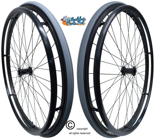 SET of 2,  26"x1" (590mm) 36 Spoke Rim with PRIMO V-Track AIR PNEUMATIC Tire