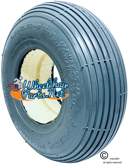 F070C- Heavy Duty 2.80X2.50 (9X2 3/4) Rib Tread, Foam Fill Tire F070C- Heavy Duty 2.80X2.50 (9X2 3/4) Rib Tread, Foam Fill Tire