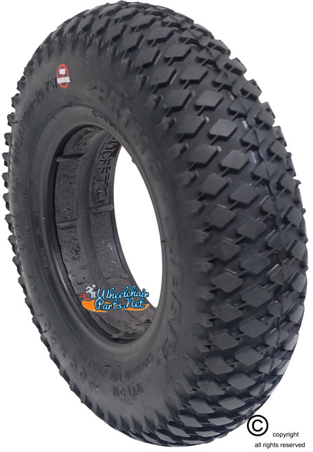 8"X2" (200X50) KNOBBY TREAD, NON-MARKING FOAM FILL TIRE