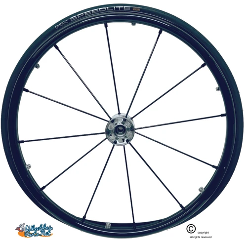 25" SPINERGY 12 SPOKE LX WITH 25"x1" MBL SPEED LITE TIRES