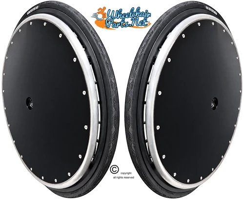 25" (559mm) Rugby Wheelchair Rear Wheel with 5/8" Bearing & Kenda Pneumatic Tire