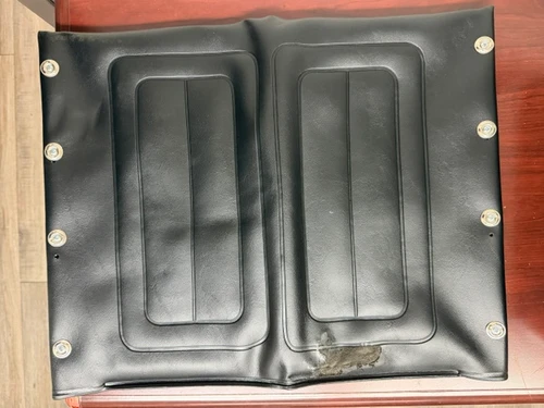 20" x 16" Universal Vinyl Wheelchair Seat Upholstery, Black | Sold Individually