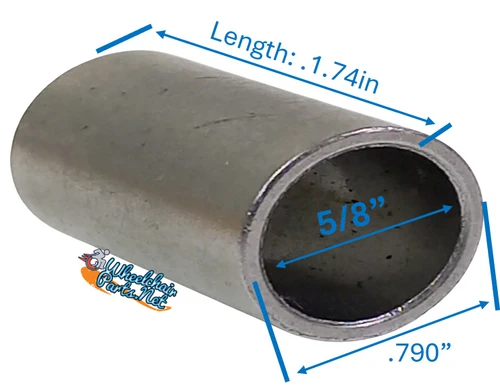 5/8" ID x 1.28" Length Bearing Spacer | Sold Individually