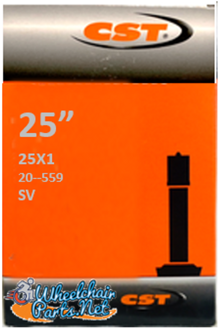 I089P- 20X559 (25X1") High Pressure Inner Tube, Standard Valve. Sold as pair.