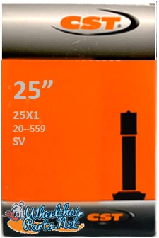20 x 559 (25 x 1") High Pressure Inner Tube with Standard Valve | Set of 2