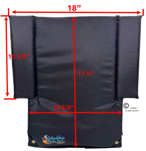 18" BACK- MEDIUM UNIVERSAL FIT ULTRA LIGHT BACK