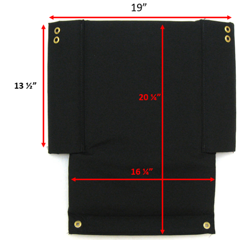 19" BACK- TALL UNIVERSAL FIT ULTRA LIGHT BACK