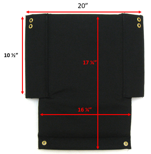 20" BACK - MEDIUM, UNIVERSAL FIT, ULTRA LIGHT BACK