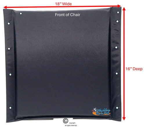 18" X 16" INVACARE ULTRA LIGHT PADDED SLING SEAT