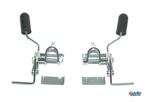 WL020P- CLAMP OVER TYPE WHEEL LOCK FOR FIXED ARMREST. SOLD AS PAIR