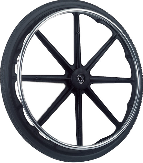 Drive Medical Flat-Free Wheel With Handrim. Sold as pair. Drive Medical Flat-Free Wheel With Handrim. Sold as pair.