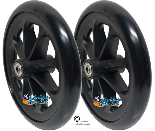 8" Front Caster Wheel for the Drive Bariatric Steel Transport Chair. Sold as Pair 8" Front Caster Wheel for the Drive Bariatric Steel Transport Chair. Sold as Pair