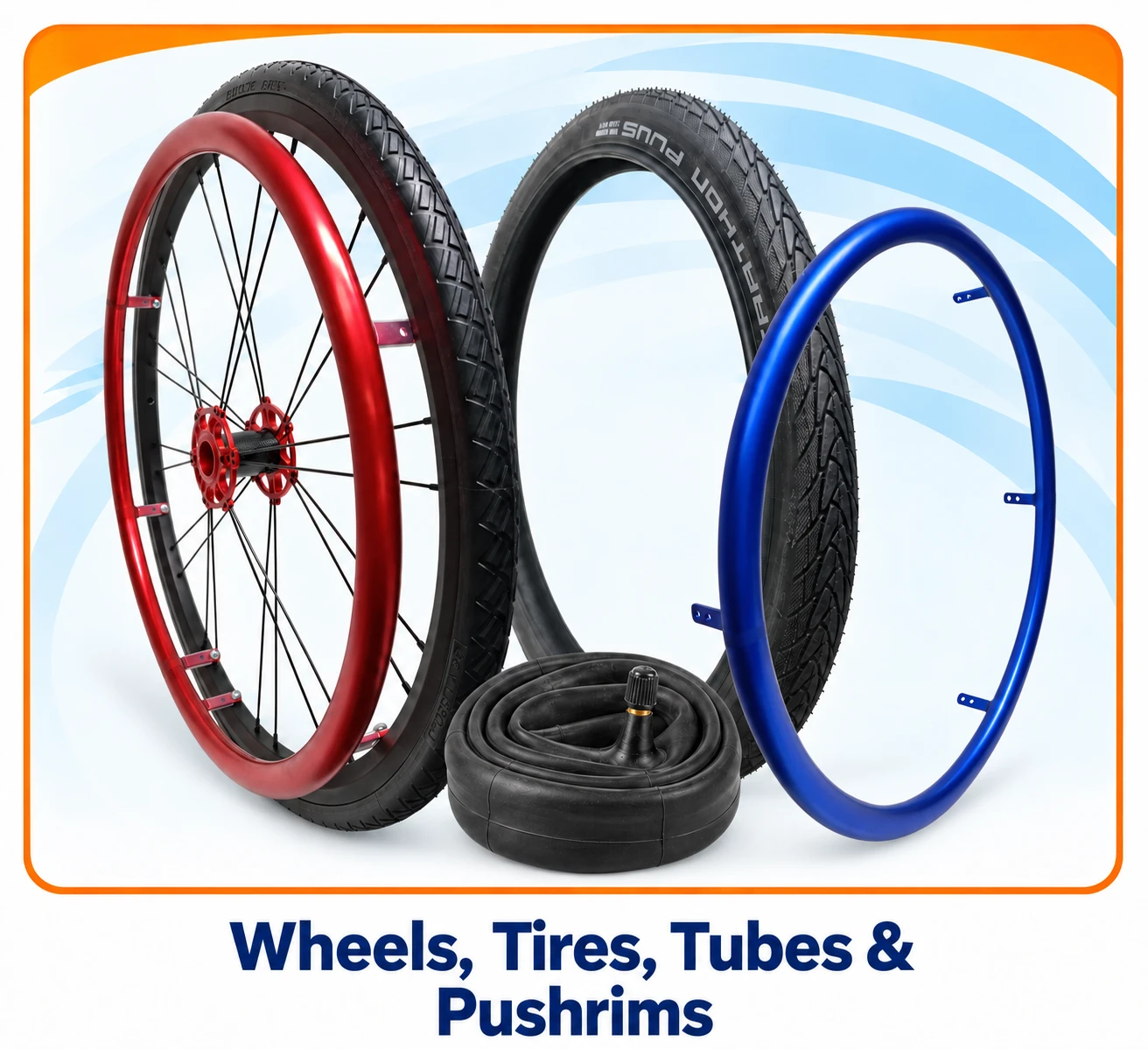 Wheels, Tires, Tubes & Pushrims