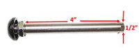 1/2" x 4" BIG BUTTON TITANIUM QUICK RELEASE AXLES. Sold as each