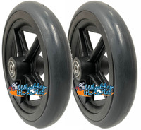 CW142 7" x 1" Caster Wheel with 2.05" Hub Lenght and 5/16" bearings. Sold as Pair