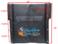 Nylon Back Fits Old Style E&J/DRIVE and INVACARE Series