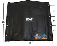 16" X 16" Vinyl "SEAT" FOR DRIVE WHEELCHAIRS