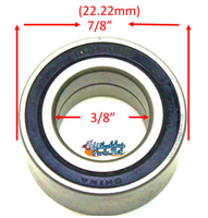 B06P- 3/8" X 7/8" (22.22mm) PRECISION CASTER  REF #R6RS. Sold as Pack of 4