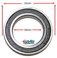 B135P 20mm X 32mm X 7mm PRECISION BEARING