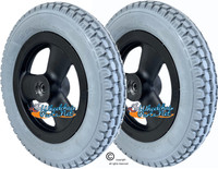 12.5"x2.25" FLAT FREE Wheel & Tire Assembly. Sold as Pair