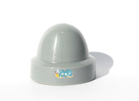 M096 E&J Style Gray Plastic DOME CAP