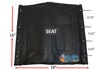 18" x 16" Medline Seat. Black Color