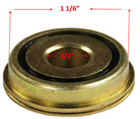 B05P- 1/2 X 1 1/16"  FLANGED, CASTER STEM. Pack of 4 Bearings