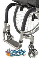 4" Front Tube Wheelchair Impact Guard. Full Round Shape