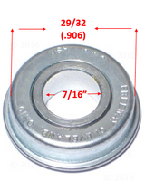 B25P- 7/16 X 29/32 (.906) FLANGED CASTER REF#7162932. Sold as Pack of 4