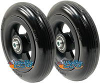 6" x 1 1/4"  Caster Wheel With 1.60" Hub and 5/16" Bearings