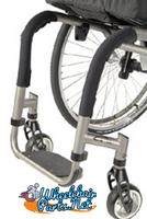 12" Front Tube Wheelchair Impact Guard. Full Round Shape