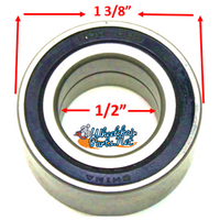 B65P - 1/2 X 1 3/8" PRECISION BEARING, REF#1621-2RSC3. Pack of 4