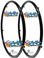 PR046 - 24" Vinyl Coated Pushrim, Fits on X-CORE 5 Spoke Wheel. Sold as pair