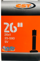 I111P- 25-590 (26X1") High Pressure Inner Tube, Standard Valve. Sold as pair.