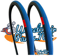 T096-1P- 25 X 1"  BLUE RACER TIRE- SOLD AS PAIR