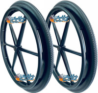 RW221 - X-CORE- 6 SPOKE, LIGHT WEIGHT, 24 X 1" WHEELS. SOLD AS PAIR