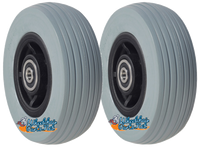 CW067 5 x 1 3/4" PRIDE CASTER WHEEL URETHANE TIRE AND 5/16" BEARINGS SOLD AS PAIR