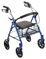 Drive Durable 4 Wheel Rollator with 7.5" Casters - FREE SHIPPING