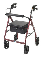 Drive Aluminum Rollator, 7.5" Casters FREE SHIPPING