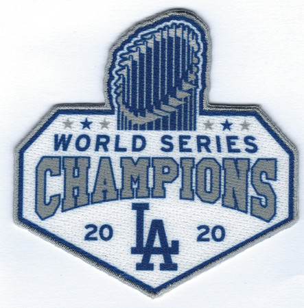 Los Angeles Dodgers 2020 World Series Champions - Trophy Envy FanPatch
