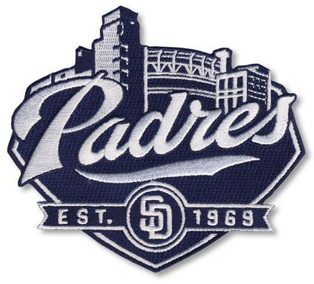San Diego Padres Left Road & Alt Sleeve Patch (Monochromatic) 2012