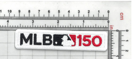 MLB Major League Baseball 150th Anniversary Patch 2019