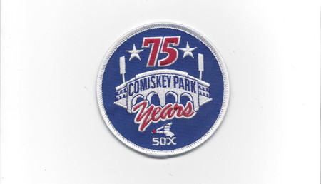 Chicago White Sox Comiskey Park 75 Years, 3.5" Round