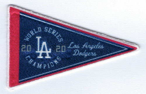 Los Angeles Dodgers 2020 World Series Champions - Pennant FanPatch