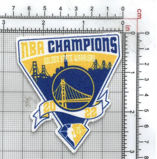 Golden State Warriors NBA Champs 2022 - 75th Skyline Fanpatch